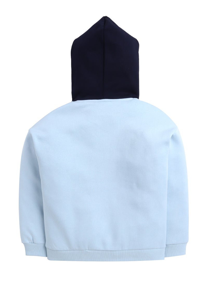 فكتور اند جين هودي أزرق غامق مطرز بالولايات المتحدة للأولاد - Image 4