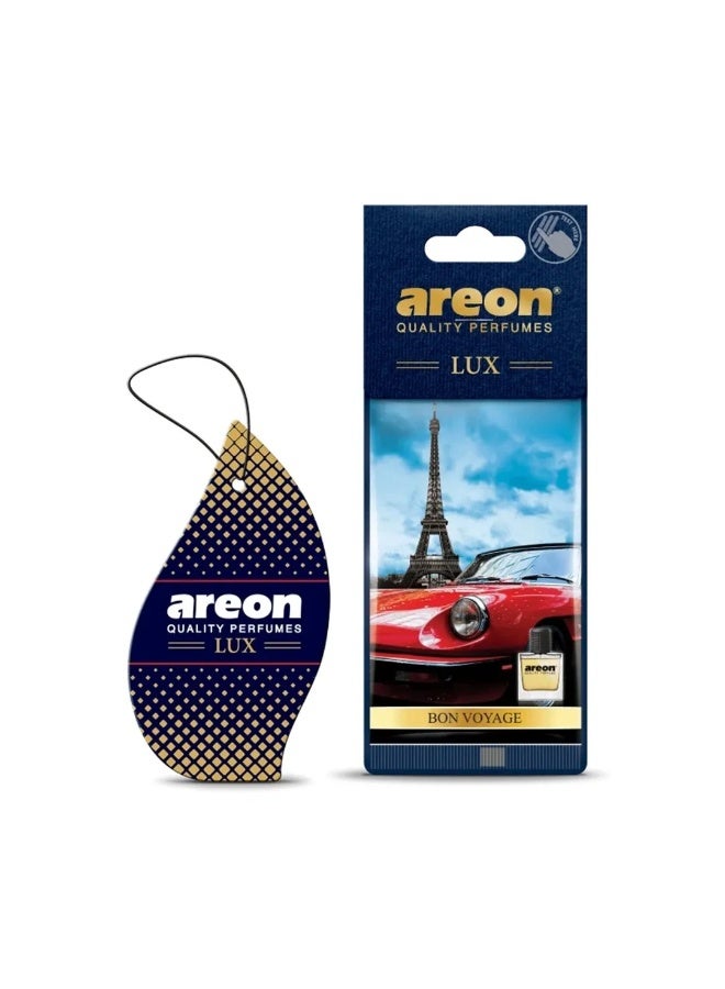Areon Lux Card Air Freshener - Bon Voyage - Premium Car Scent