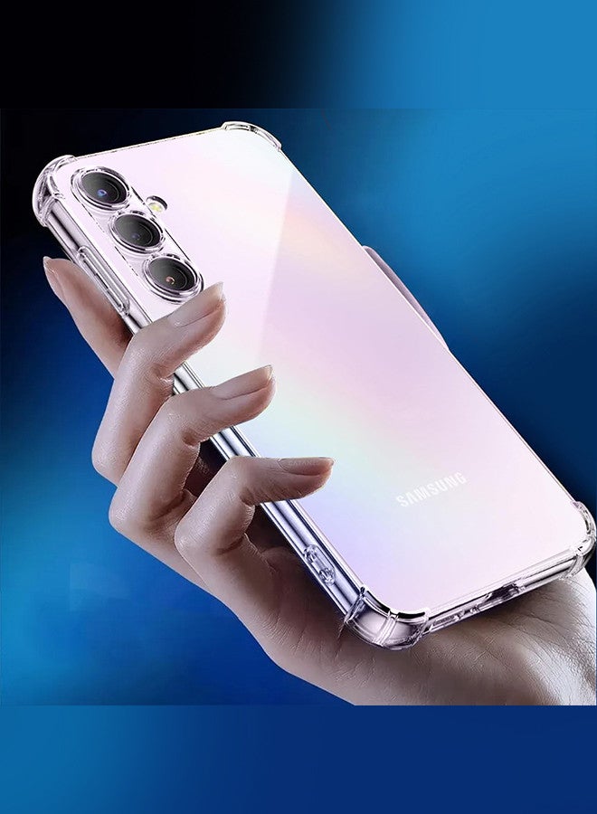 CATANES (for Samsung Galaxy A35 5G) Clear Case Ultra Slim Thin Flexible Scratch Resistant Transparent TPU Shockproof Case - Image 3