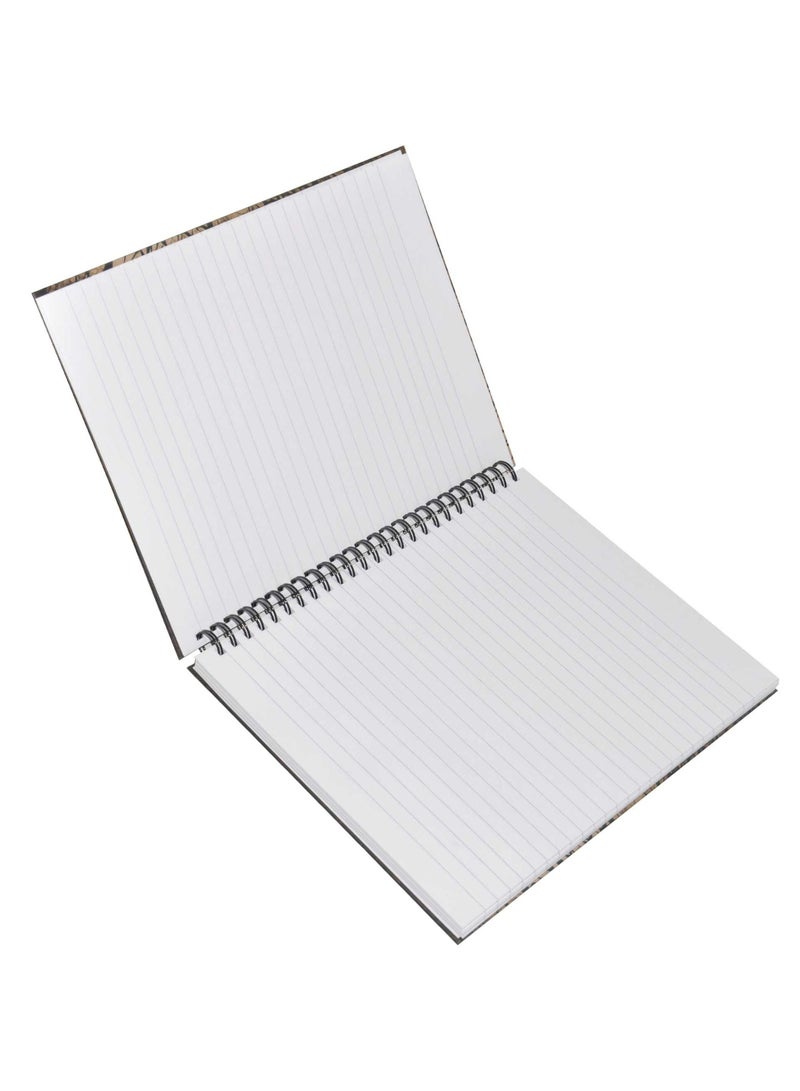 FIS LIGHT Pack of 5  Spiral Hard Cover Notebook, Single Line, 9X7 Inches (22.86 X 20.32 CM), 100 Sheets -LINBS971602 - Image 3