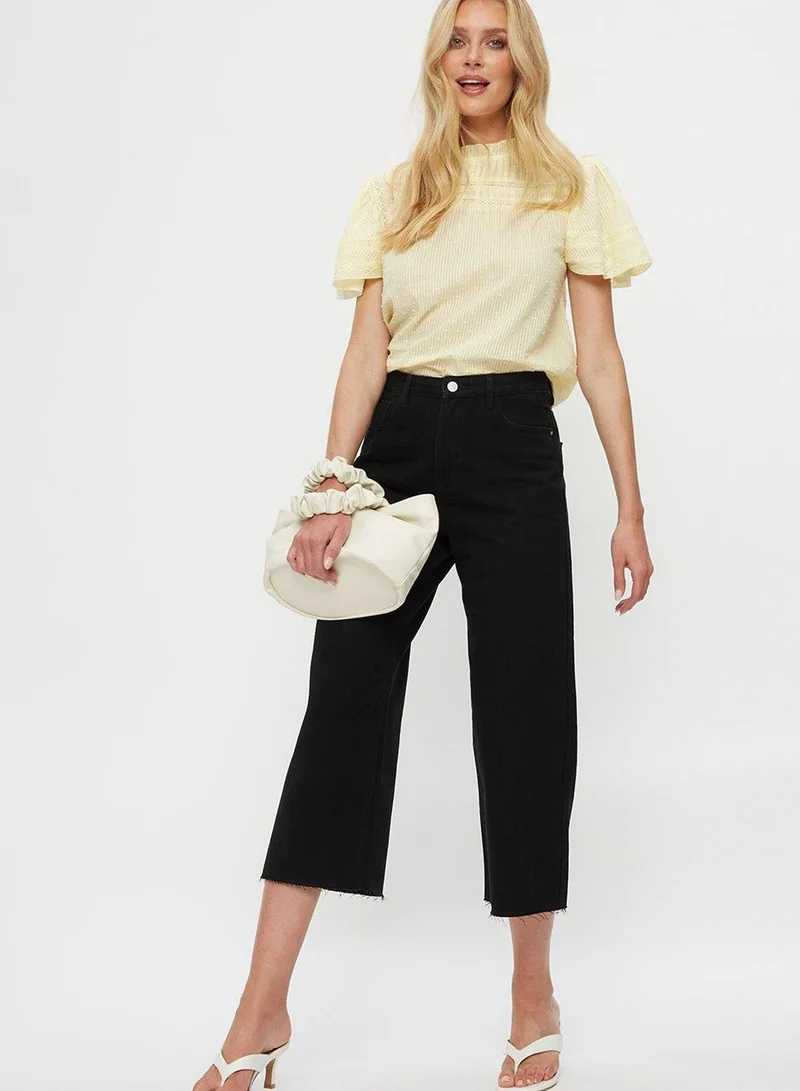 DOROTHY PERKINS Shirred Ruffle Detail Top