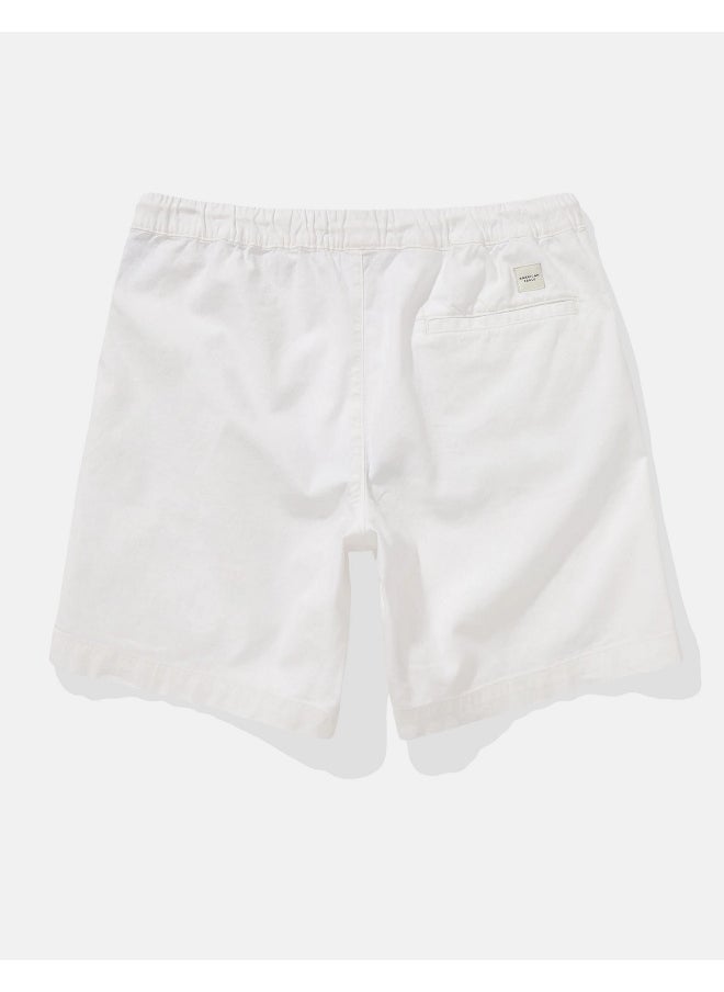 American Eagle - AE Flex 8" Lived-In Linen-Blend Trekker Short - Image 1