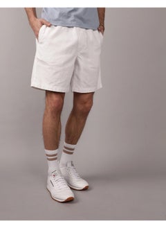 American Eagle AE Flex 8" Lived-In Linen-Blend Trekker Short  - Image 3