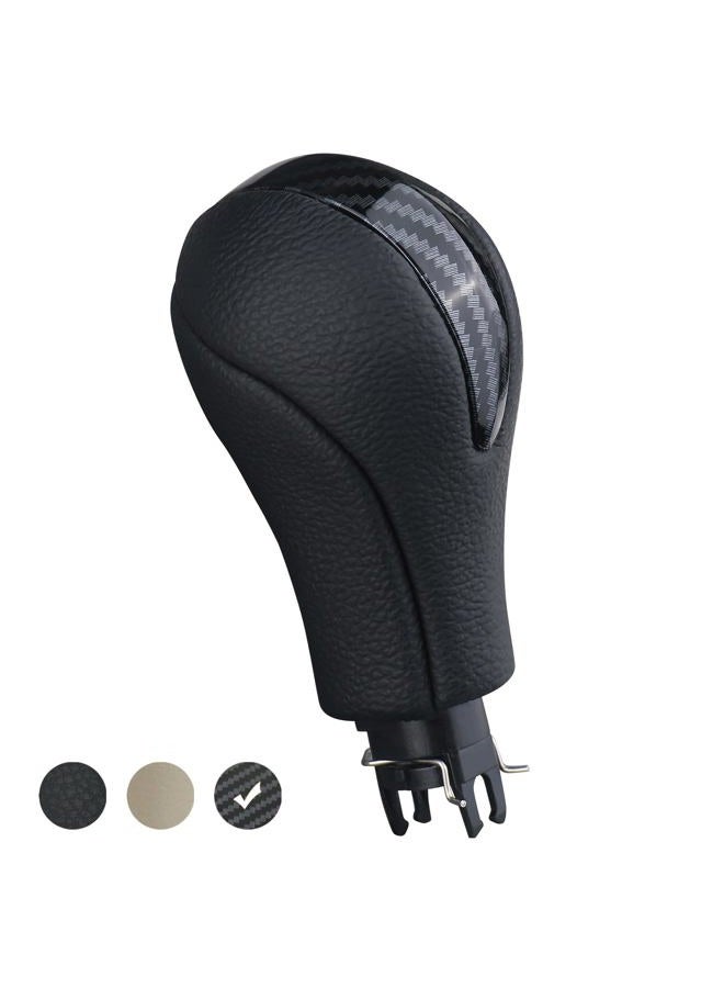 APPERFiT Automatic Shift Shifter Knob 34910-JK03A Compatible with Infiniti EX35 FX35 FX50 G25 G35 G37 Q60 QX50 QX56 QX70, Carbon Fiber - Image 1