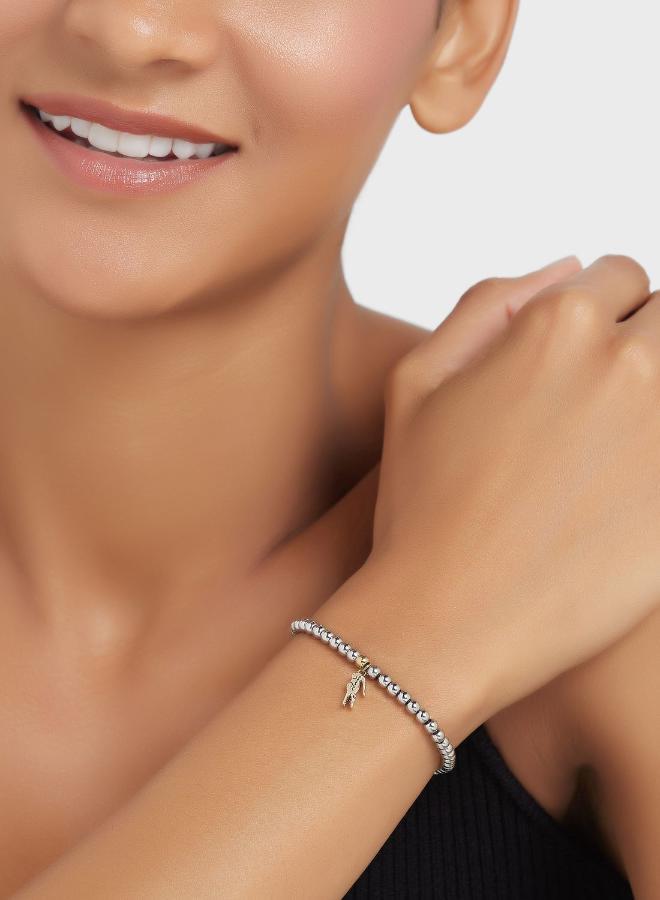 LACOSTE Orbe Bracelet with a Crocodile-Shaped Charm - 2040332 - Image 2