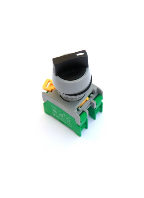 Selector Switch Spring Return 22mm 3 Position IP65 GRS22-3