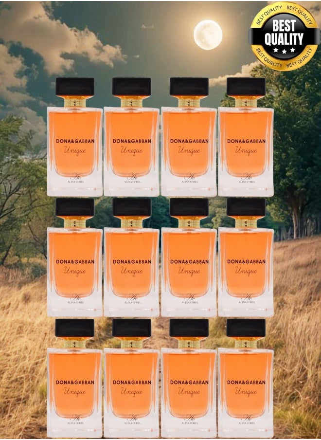 ألينا كوريل 12 قطع عطر دونا و جبانه يونيك ألينا كوريل 100 مل  - Image 1