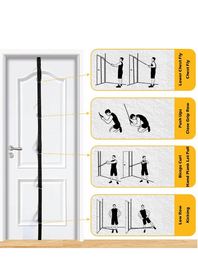 Resistance Bands Set(11pcs) ,for Men and Women- Exercise Bands with Handles, Door Anchor, Ankle Straps - Perfect for Heavy Resistance Training, Physical Therapy, Yoga, Home Workouts - Shape Your Body - Image 3