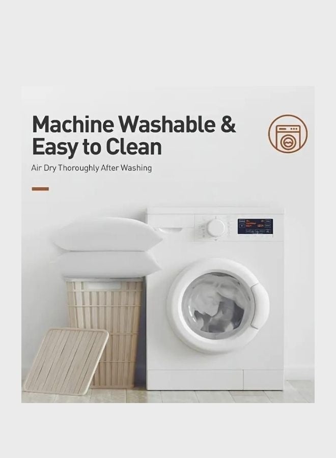 LUNA Home King Size Duvet 220x240 cm White Hollow Fiber - Image 5