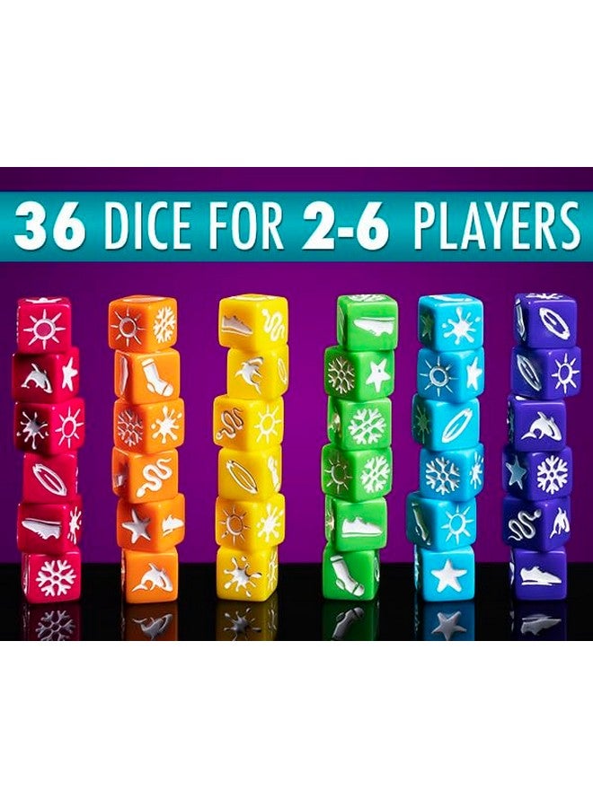 Blue Orange Tabletop Dice Game, Quick Snatch and Match Travel Game, for Kids Teens Adults Family Game Nights, 2 to 6 Players, Ages 7+, Snip Snap Games - Image 2