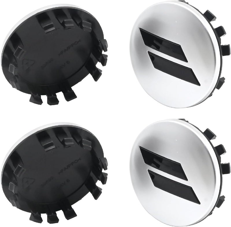 MDEOOSKY 4Pcs 6CZ27DX8AA 63mm 2.5" Wheel Center Cap Covers Replacement for Dodge Charger Challenger Durango Replace 6CZ27RM8AA (Silver) - Image 3
