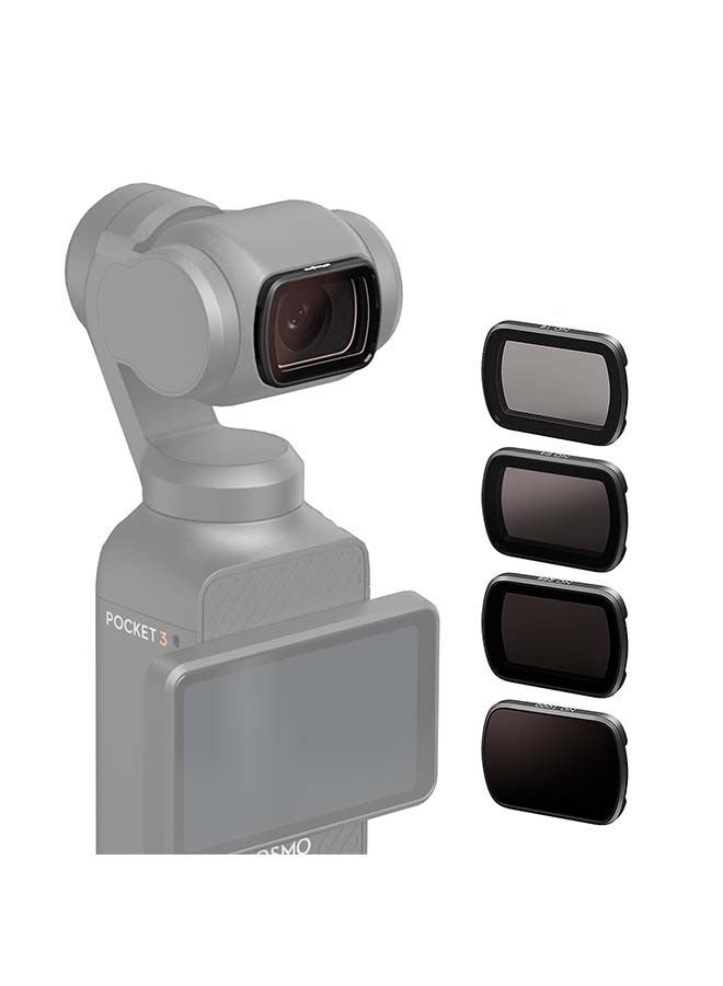 aMagisn فلاتر aMagisn المتميزة وعدسة الحماية لكاميرا DJI Osmo Pocket 3 - ملحقات أساسية لكاميرات الحركة (ND16/64/256/1000) - Image 1