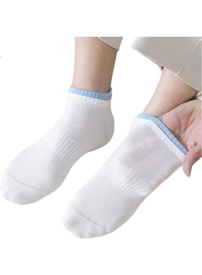 COTTON Autumn And Winter New Men'S Socks, Short Socks [100% Pure Cotton, Antibacterial, Odor-Resistant], Breathable Low-Cut Boat Trendy, 6 Pairs - Image 3