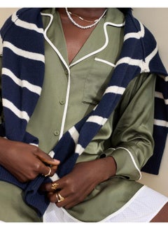 Aerie Aerie Off-Duty Satin Shirt  - Image 3