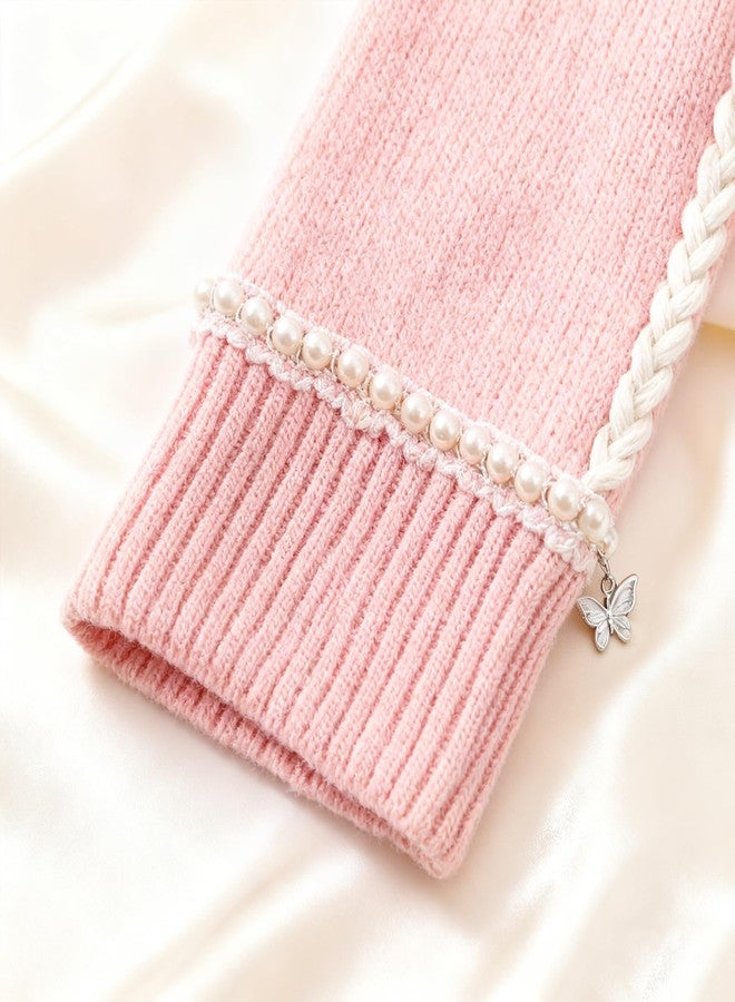 HLTOO 5 Yards Pearls Lace Ribbon Trim, White Beaded Fringe Trim Applique, for Sewing Clothing, Curtains, Wedding Decoration, Bridal Dress, Belt, Headwear, 5 Styles - Image 4