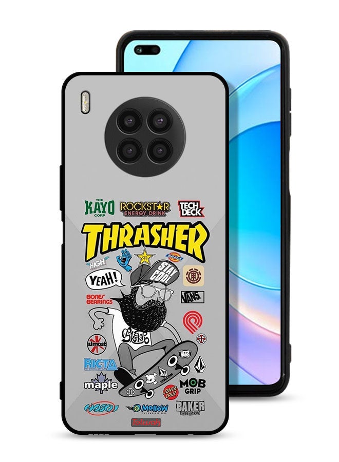 Tolwak Honor 50 Lite Protective Case Cover Thrasher Sticker - Image 1