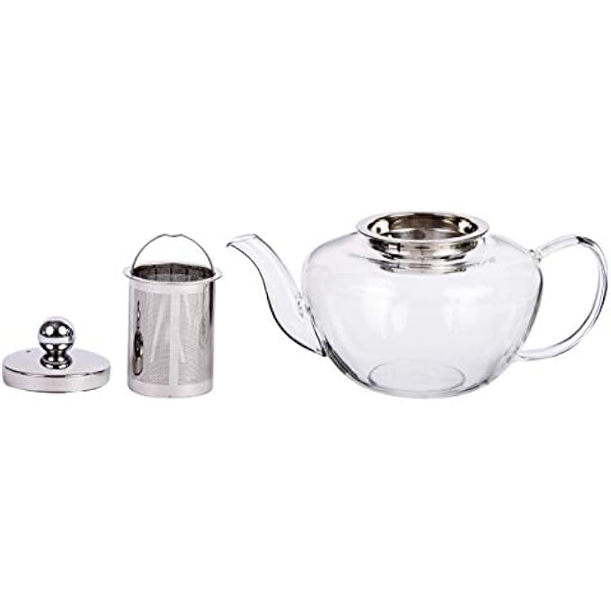 TALIONA Classic Tea Pot Stainless Steel Filter With Stainless Steel Lid 600Ml Tl2213436 - Image 5