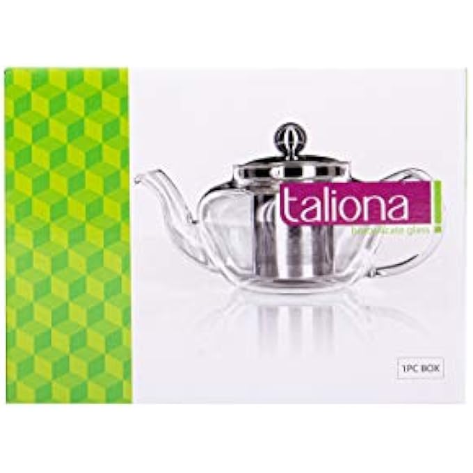 TALIONA Classic Tea Pot Stainless Steel Filter With Stainless Steel Lid 600Ml Tl2213436 - Image 1