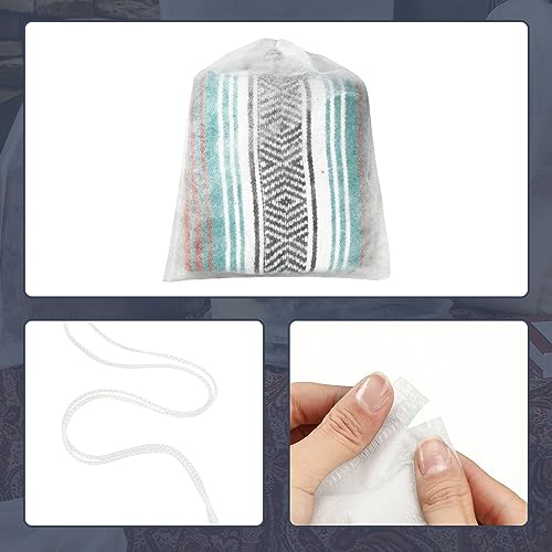 Berlune 200 Pcs Dust Bag for Purse Travel Shoe 19.7 x 15.8 Inches Non Woven Fabric Handbag Storage Organizer Breathable Dust Bag with Rope for Storing Shoes Boots, White - Image 2