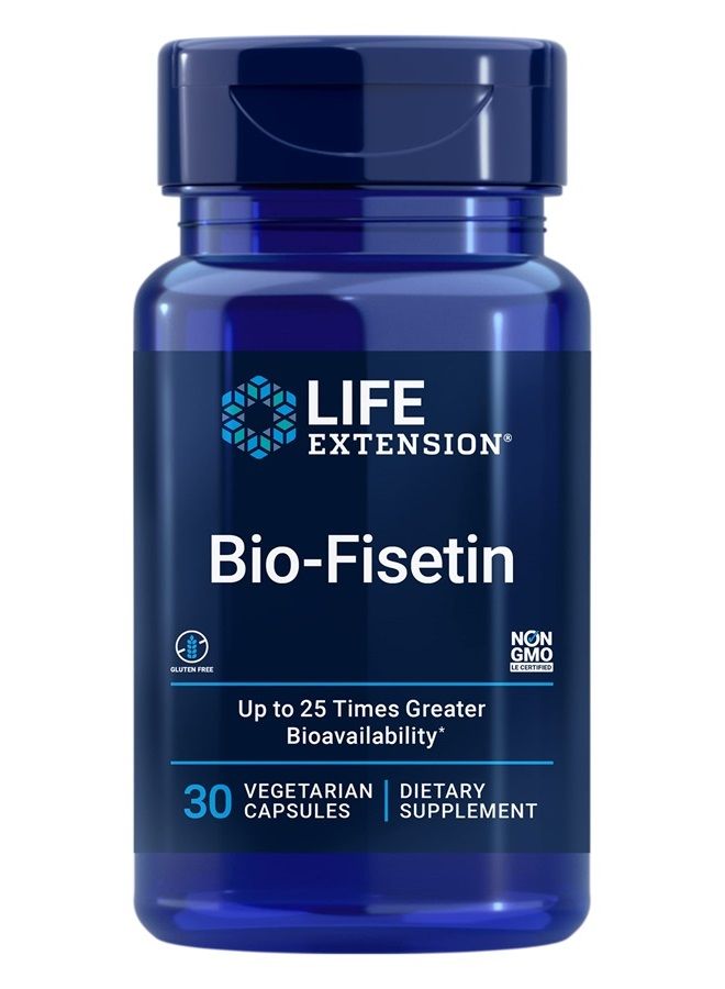 Life Extension بيو-فيستين، فيستين، جالاكتومانان من بذور الحلبة، صحة خلوية، صحة عقلية، طول العمر، خالي من الجلوتين، نباتي، غير معدل وراثيًا، 30 كبسولة نباتية - Image 1