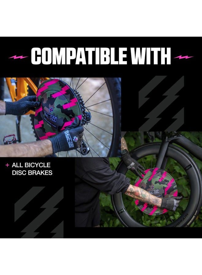 Muc Off Camo Disc Brake Covers, Set of 2 - Washable Neoprene Protective Covers for Bicycle Brakes Protects From Overspray And Damage In Transit - Image 4