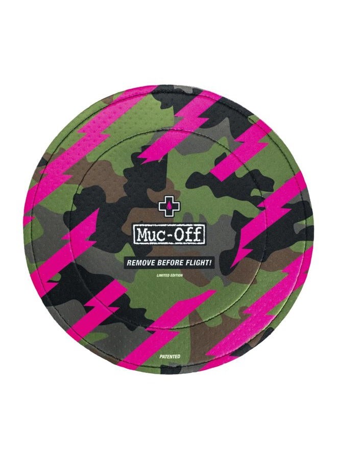 Muc Off Camo Disc Brake Covers, Set of 2 - Washable Neoprene Protective Covers for Bicycle Brakes Protects From Overspray And Damage In Transit - Image 1