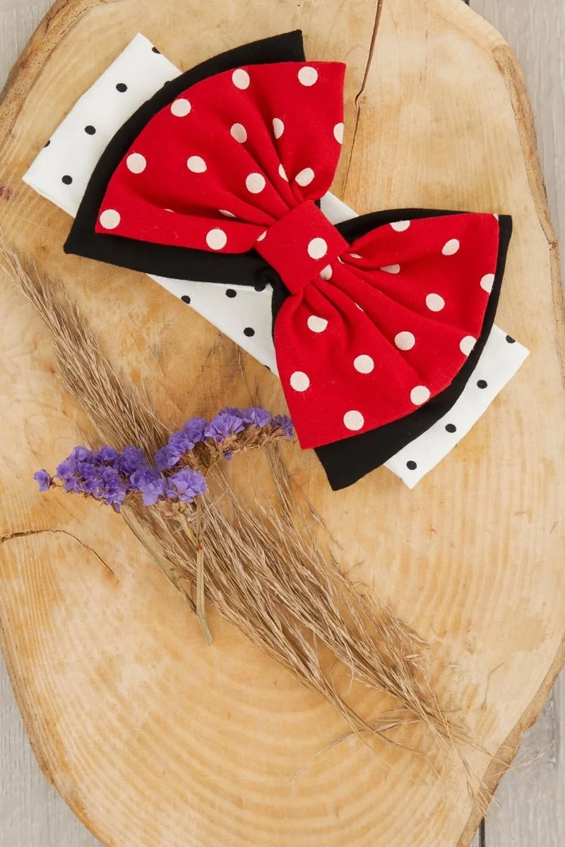 Babygiz Handmade Soft Bow Tie Natural Cotton Combed Cotton Baby Kids Girls Special Design Bandana