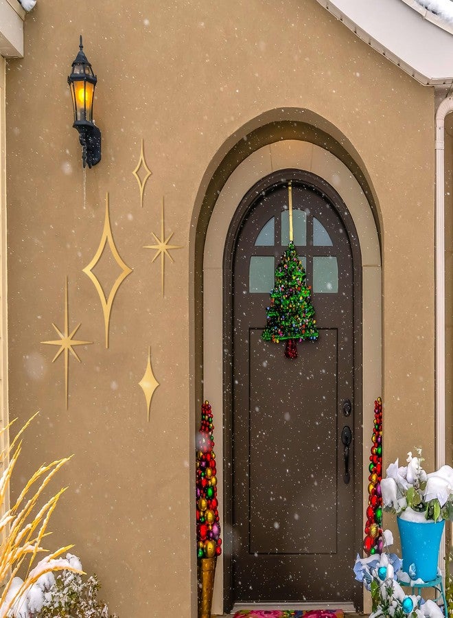 Yaocom مجموعة ياوكوم المكونة من 5 قطع من ديكورات الحائط على شكل نجوم ذهبية، بتصميم عصري من منتصف القرن، مصنوعة من المعدن، بتصميم فني عتيق، منحوتة بأسلوب منتصف القرن، تضفي لمسة من الأناقة والجمال، على شكل نجوم متفجرة، مناسبة لغرف الأطفال والمنازل والمكاتب. - Image 5