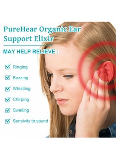 أوهو purehear العضوية الأذن حامي 30 مل ، وصفة طبية من الأعشاب الطبيعية لتخفيف طنين قطرة ، طنين النفط لتخفيف آلام الأذن ، وتحسين السمع ، طنين ، طنين تخفيف العلاج  - Image 2