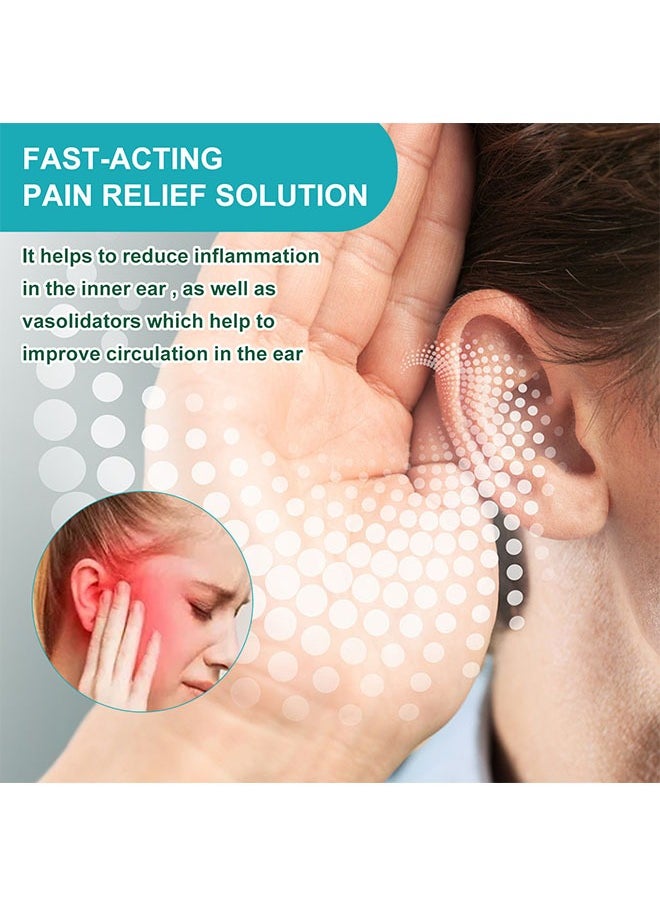 OUHOE PureHear Organic Ear Support Elixir 30ml, Natural Herbal Formula Tinnitus Relief Drops, Tinnitus Oil Effective Earache Relief, Improve Hearing, for Ringing Ears, Tinnitus Relief,Tinnitus Treatment  - Image 3