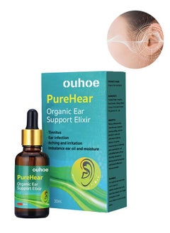 أوهو purehear العضوية الأذن حامي 30 مل ، وصفة طبية من الأعشاب الطبيعية لتخفيف طنين قطرة ، طنين النفط لتخفيف آلام الأذن ، وتحسين السمع ، طنين ، طنين تخفيف العلاج  - Image 1