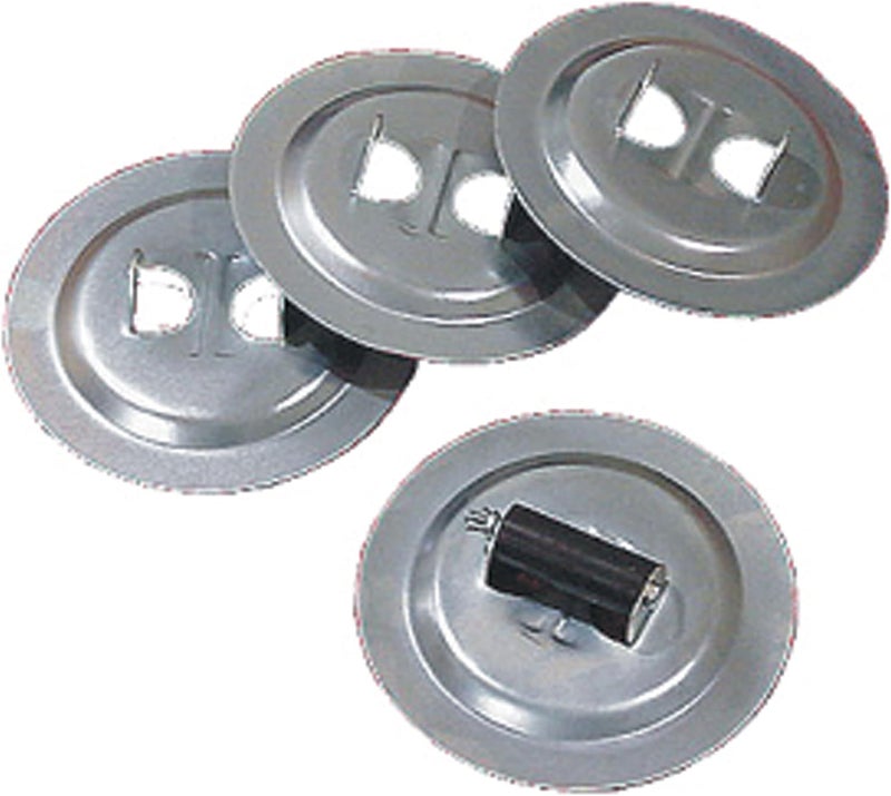 ADNIK BAL 23035 Light Trailer Jack Base Pads - Pack of 4, 6" Diameter