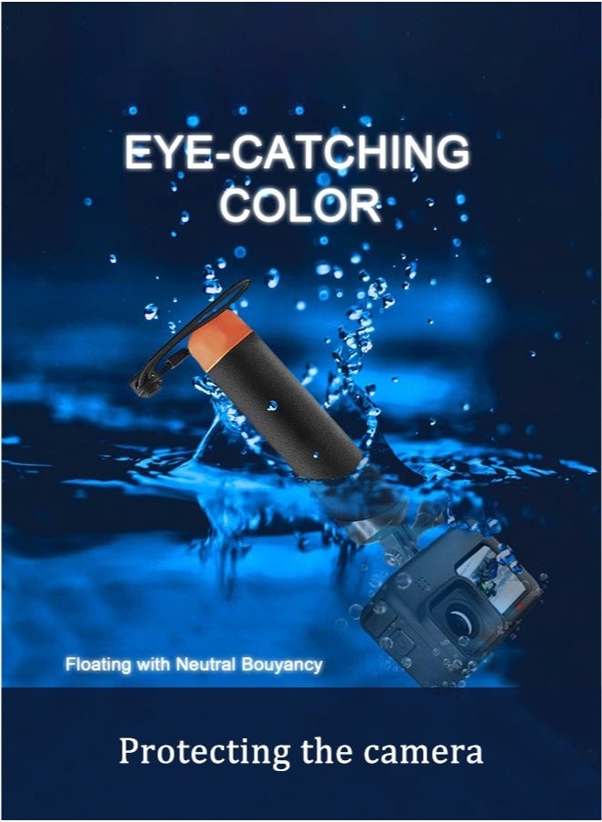 Waterproof Monopod Floating Hand Grip for Go Pro Hero 12/11/10/9/8/7/6/5/4/3 Session DJI Osmo and Other Action Cameras Stands Snorkeling Underwater Diving Selfie Pole Stick - Image 3