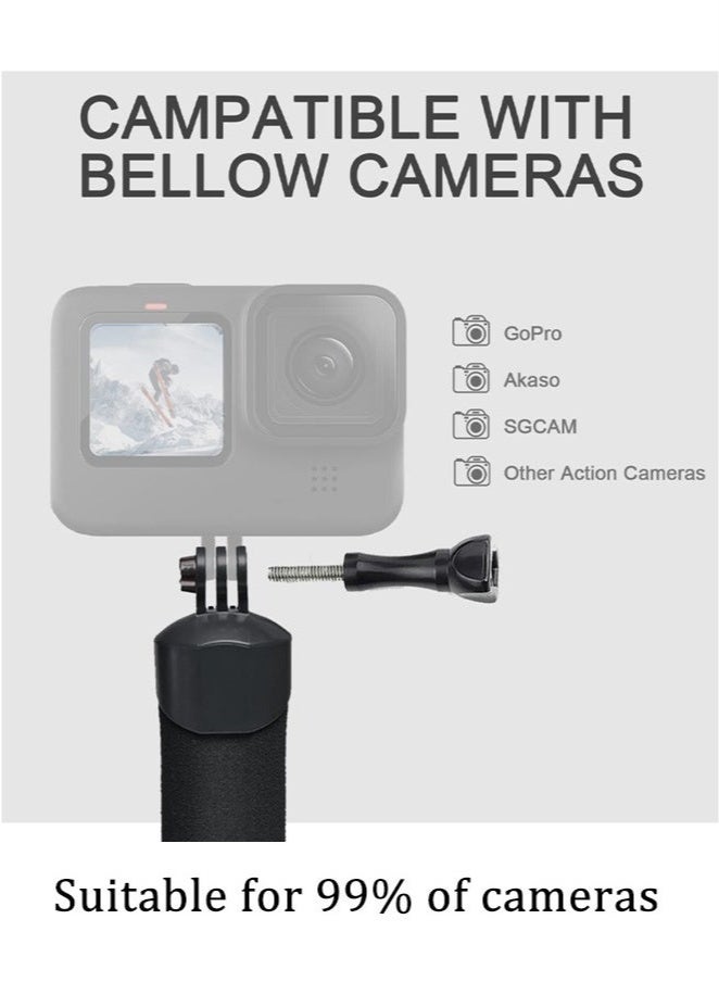 Waterproof Monopod Floating Hand Grip for Go Pro Hero 12/11/10/9/8/7/6/5/4/3 Session DJI Osmo and Other Action Cameras Stands Snorkeling Underwater Diving Selfie Pole Stick - Image 5