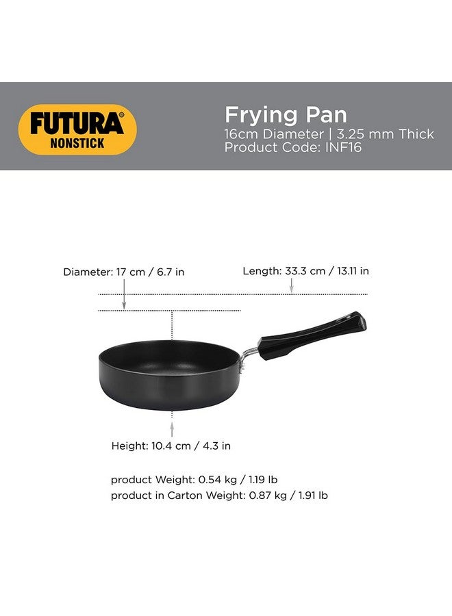 Hawkins Futura 16 cm Frying Pan, Non Stick Fry Pan, Induction Omelette Pan, Small Frying Pan, Black (INF16) - Image 4