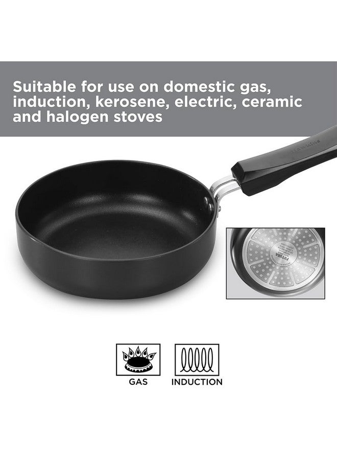 Hawkins Futura 16 cm Frying Pan, Non Stick Fry Pan, Induction Omelette Pan, Small Frying Pan, Black (INF16) - Image 2