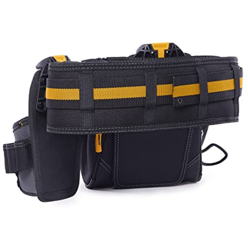 ClipTech Series 3-Piece Handyman Tool Belt Set, Modular ClipTech™ System with 2 Rugged Pouches and Heavy-Duty Padded Belt, 1680D Reinforced Construction TB-CT-111-CP - Image 4