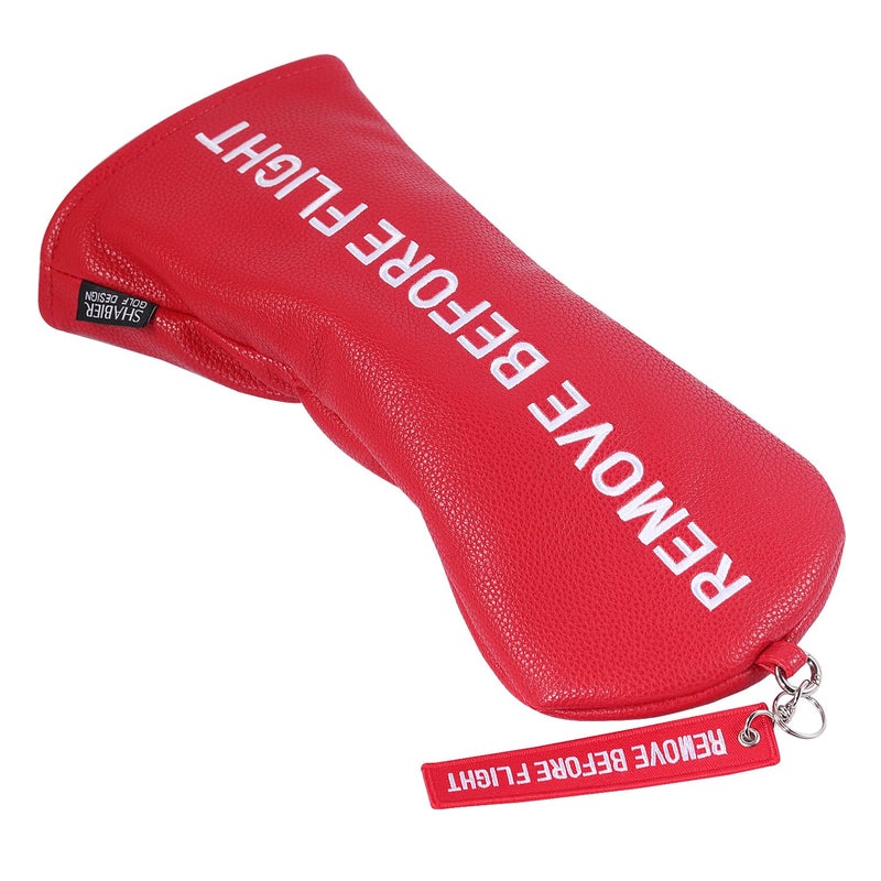 SHABIER Golf Head Cover with Remove Before Flight Design for Golf Club (Red Driver Cover) - Image 5