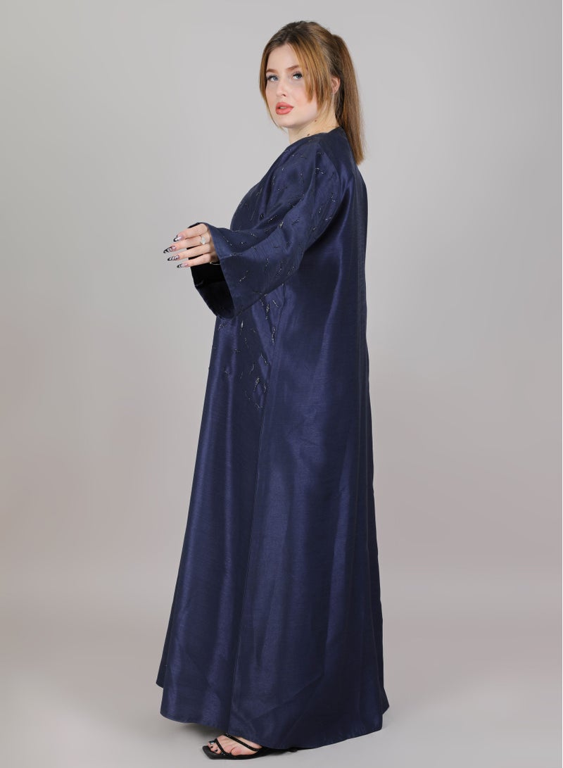 أم سكوير فاشن عباية مزينة باللمعان مع شيلة متطابقة من إم سكوير فاشون - Image 2