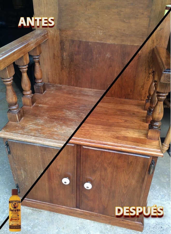 Howard Feed N Wax Wood Restorer and Beeswax Polish Plus Clean A Finish Wood Soap, Furniture Wax, Cabinets, Floors, Antiques, Teak Tables - Image 4