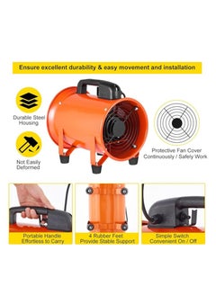 Rohs Ventilator 8 Inch Portable Propeller Ventilator Air Axial Metal ...