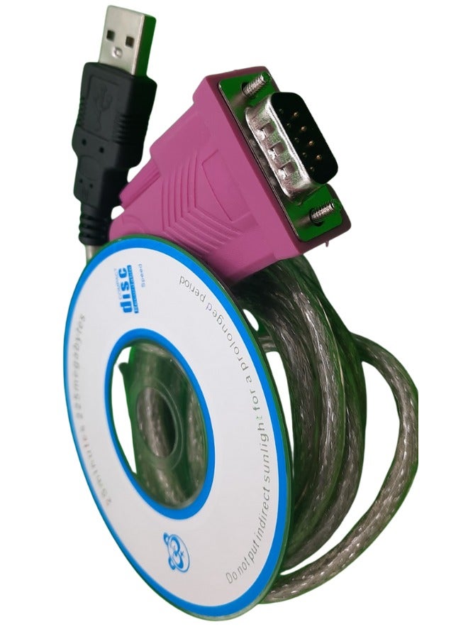 USB 2.0 to RS-232 Converter Cable | Plug-and-Play Serial Adapter | High-Speed Data Transfer - Image 3