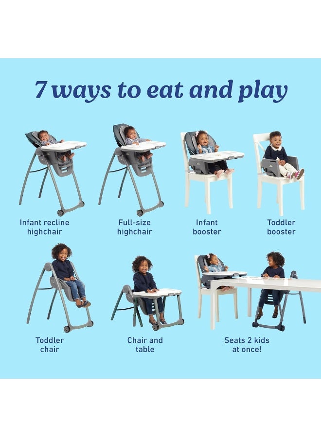 Graco Table2Table Premier Fold 7 in 1 Convertible High Chair - Image 2