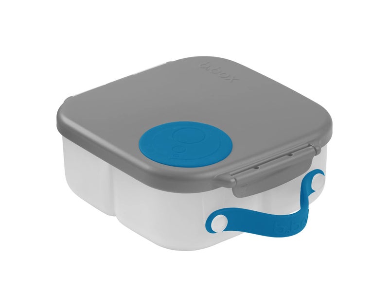 b.box Mini Lunch Box, Bento Box for Kids, Snack Container with 2 Leak Proof Compartments, Reusable Snack Containers with Lids, Kids Lunch Boxes Ages 3+, BPA Free, 4 1/4 Cup Capacity (Blue Slate) - Image 4