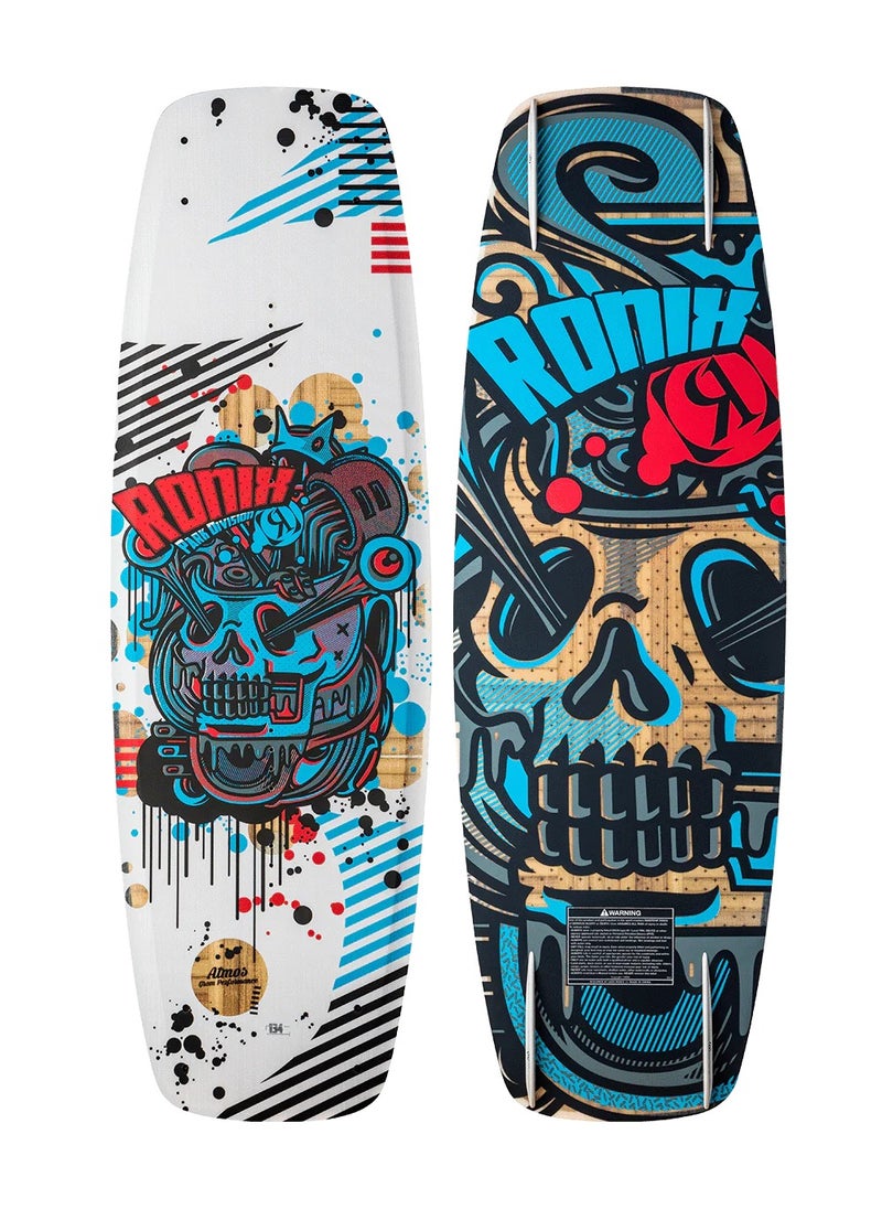 RONIX RONIX WAKEBOARDS - ATMOS KID'S PARK BOARD - SPINE FLEX - White / Blue / Red  - Image 1