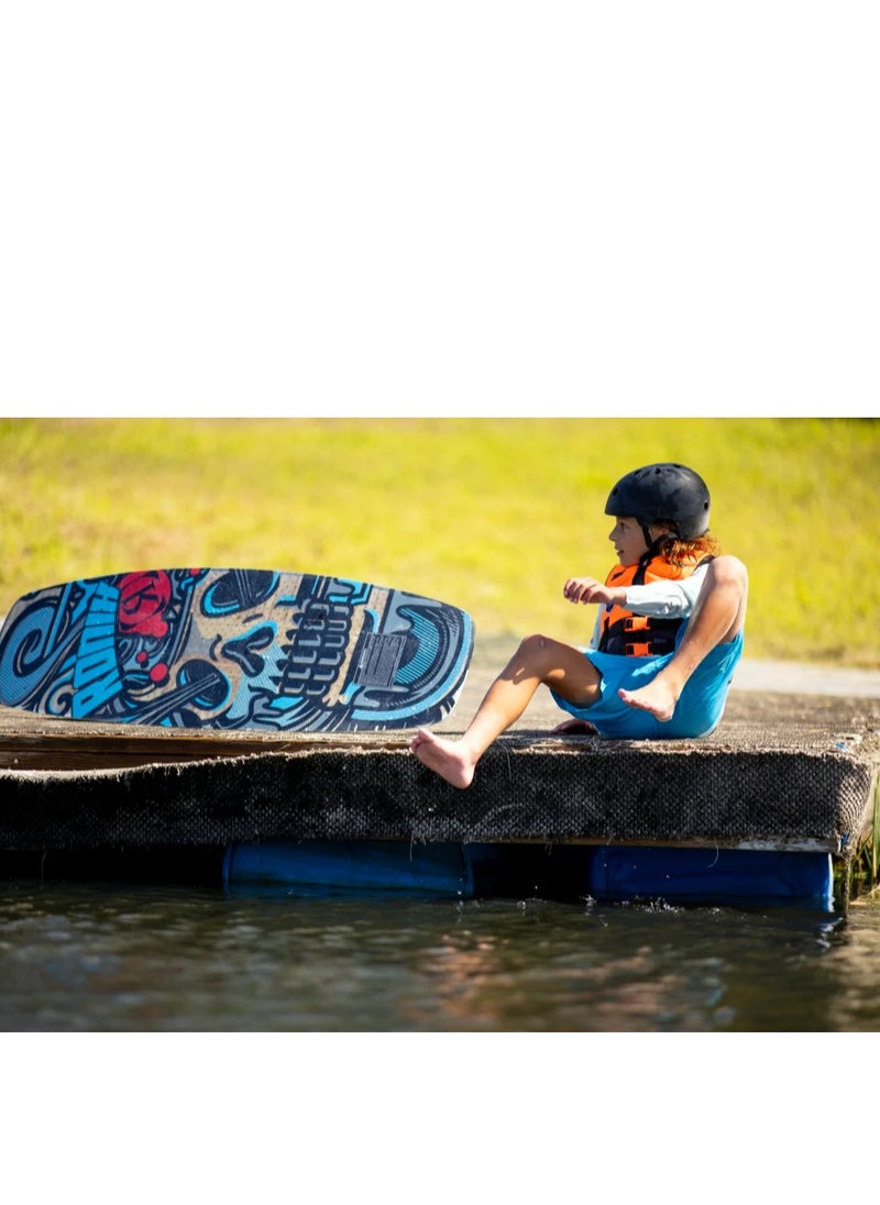 RONIX RONIX WAKEBOARDS - ATMOS KID'S PARK BOARD - SPINE FLEX - White / Blue / Red  - Image 5