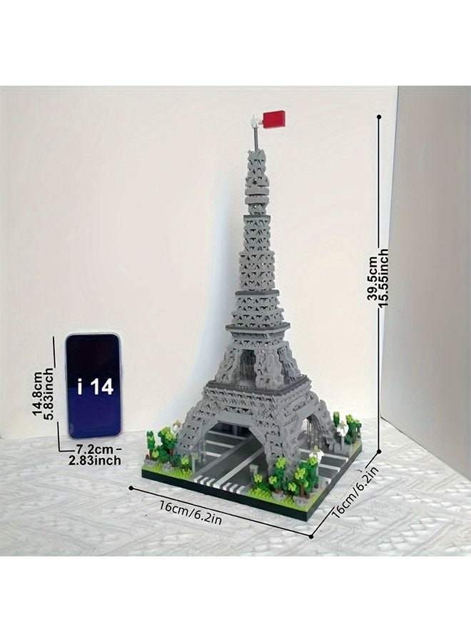 Educational Eiffel Tower Building Blocks Set - Explore World Architecture and Inspire Creativity Perfect Holiday Gift ﻿ - Image 4
