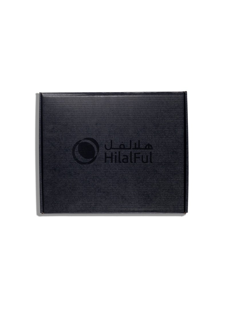 Hilalful Mecca Muslim Prayer Rug - 110 cm x 70 cm | Polyester | Hand Wash | Padded Muslim Prayer Mat for Men & Women | Soft Prayer Carpet Mat for Ramadan, Eid, Wedding, Birthday, Anniversary | Islamic Gift - Image 2