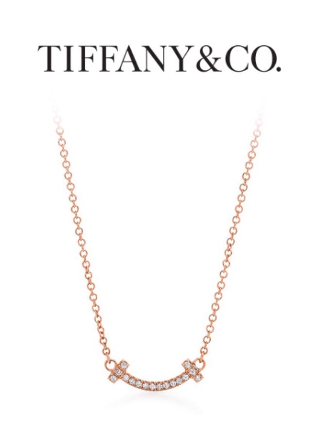 Tiffany & Co. Tiffany T Collection Mini Smile Necklace - Image 1