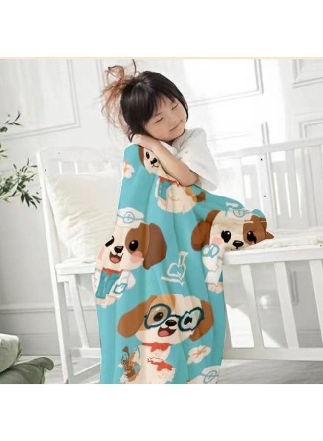 general Baby and children's cartoon flannel thin blanket (warm and comfortable, suitable for sleep, game use) 70cm*100cm - Image 2